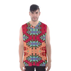 Misc Tribal Shapes                                               Men s Basketball Tank Top by LalyLauraFLM