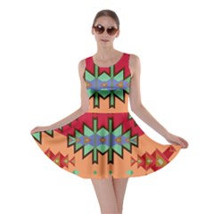 Misc Tribal Shapes                                               Skater Dress by LalyLauraFLM