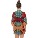 Misc tribal shapes                                            Half Sleeve Chiffon Kimono View2