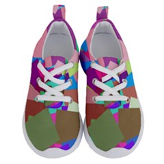 Colorful Squares                                         Kid s Lightweight Running Shoes