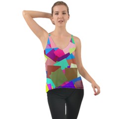 Colorful Squares                                           Chiffon Cami