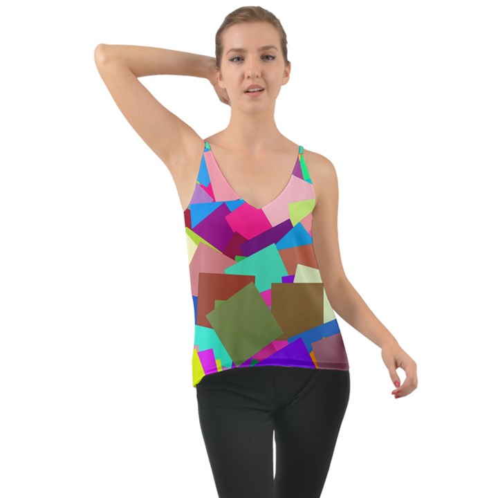 Colorful squares                                           Chiffon Cami