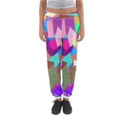 Colorful Squares                                                  Women s Jogger Sweatpants by LalyLauraFLM