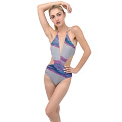 SORROW 2 Plunging Cut Out Swimsuit