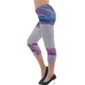 SORROW 2 Lightweight Velour Capri Leggings  View3