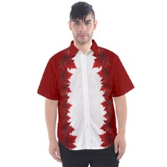 Canada Maple Leaf Men s Short Sleeve Shirt