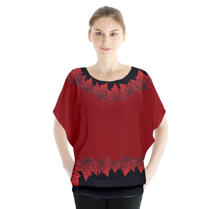 Canada Maple Leaf Blouse