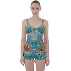 Angel Pyramid Blaster Tie Front Two Piece Tankini by chellerayartisans