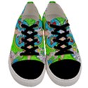 Supersonic Cosmic Galaxy Eyes Men s Low Top Canvas Sneakers View1