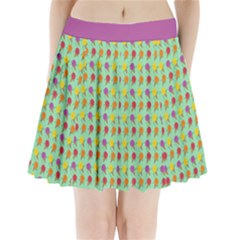 Roses Are Sorbet Pleated Mini Skirt by emilyzragz