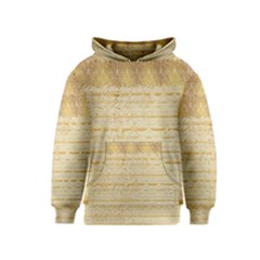 Seamless Gold Lace Nature Design By Flipstylez Designs Kids  Pullover Hoodie