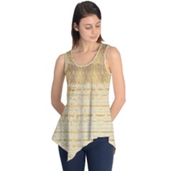 Seamless Gold Lace Nature Design By Flipstylez Designs Sleeveless Tunic by flipstylezfashionsLLC