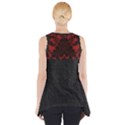 Red and black leather red lace by FlipStylez Designs Side Drop Tank Tunic View2