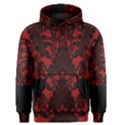 Red and black leather red lace by FlipStylez Designs Men s Pullover Hoodie View1