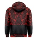 Red and black leather red lace by FlipStylez Designs Men s Pullover Hoodie View2