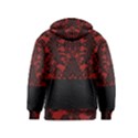 Red and black leather red lace by FlipStylez Designs Kids  Zipper Hoodie View2