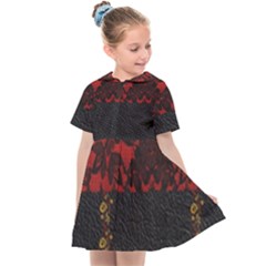 Red And Black Leather Red Lace By Flipstylez Designs Kids  Sailor Dress