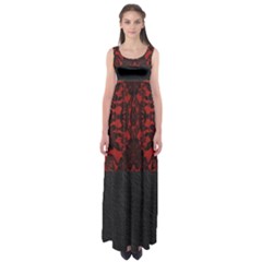 Red And Black Leather Red Lace Design By Flipstylez Designs Empire Waist Maxi Dress