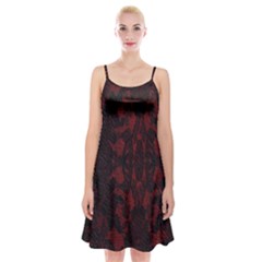 Black Lace Burgundy Design By Flipstylez Designs Spaghetti Strap Velvet Dress