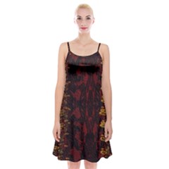 Elegant Black Floral Lace Design By Flipstylez Designs Spaghetti Strap Velvet Dress