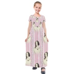 Victorian 1568436 1920 Kids  Short Sleeve Maxi Dress