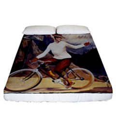 Bicycle 1763235 1280 Fitted Sheet (california King Size) by vintage2030