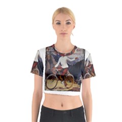 Bicycle 1763235 1280 Cotton Crop Top by vintage2030