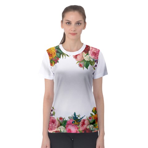 Flower 1770191 1920 Women s Sport Mesh Tee by vintage2030