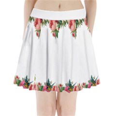 Flower 1770191 1920 Pleated Mini Skirt by vintage2030