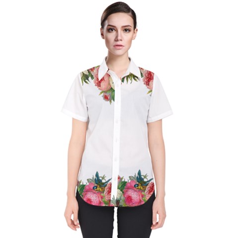 Flower 1770191 1920 Women s Short Sleeve Shirt by vintage2030