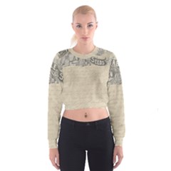 Background 1776472 1920 Cropped Sweatshirt by vintage2030