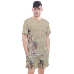 Background 1775324 1920 Men s Mesh Tee And Shorts Set