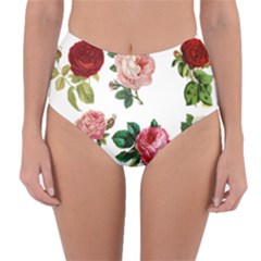 Roses 1770165 1920 Reversible High-waist Bikini Bottoms by vintage2030