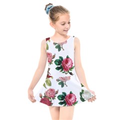 Roses 1770165 1920 Kids  Skater Dress Swimsuit