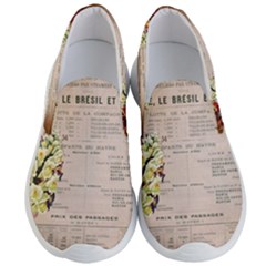 Letter Floral Men s Lightweight Slip Ons by vintage2030