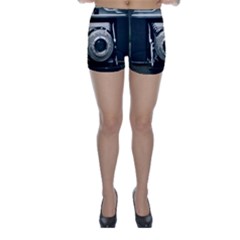 Photo Camera Skinny Shorts by vintage2030