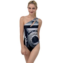 Photo Camera To One Side Swimsuit