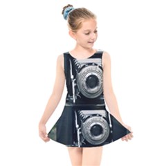 Photo Camera Kids  Skater Dress Swimsuit