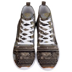 Typewriter Men s Lightweight High Top Sneakers