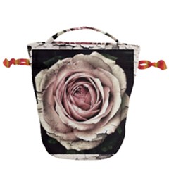 Vintage Rose Drawstring Bucket Bag by vintage2030