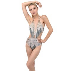 Building News Plunging Cut Out Swimsuit