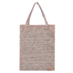 Letter Classic Tote Bag by vintage2030