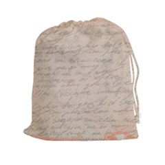 Letter Drawstring Pouch (xxl) by vintage2030