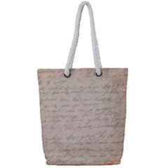 Letter Full Print Rope Handle Tote (small) by vintage2030