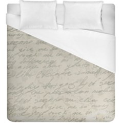 Handwritten Letter 2 Duvet Cover (king Size) by vintage2030