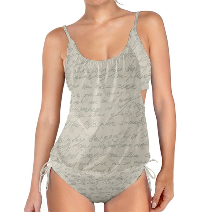 Handwritten Letter 2 Tankini Set