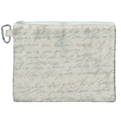 Handwritten Letter 2 Canvas Cosmetic Bag (xxl) by vintage2030