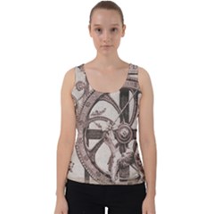 Lottery Velvet Tank Top