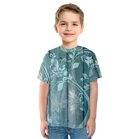 Green Tree Kids  Sport Mesh Tee by vintage2030