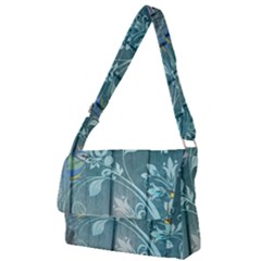 Green Tree Full Print Messenger Bag by vintage2030